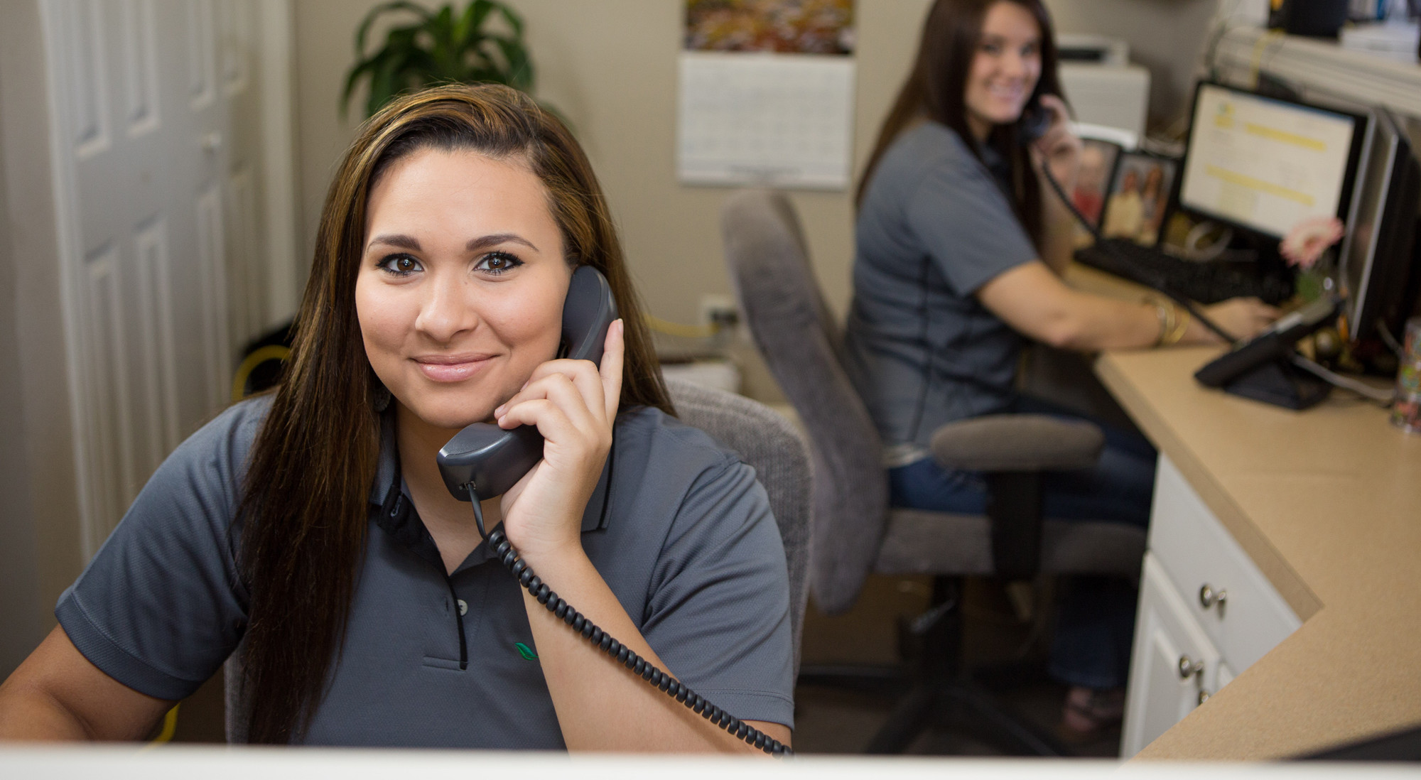 Service Rep on Phone