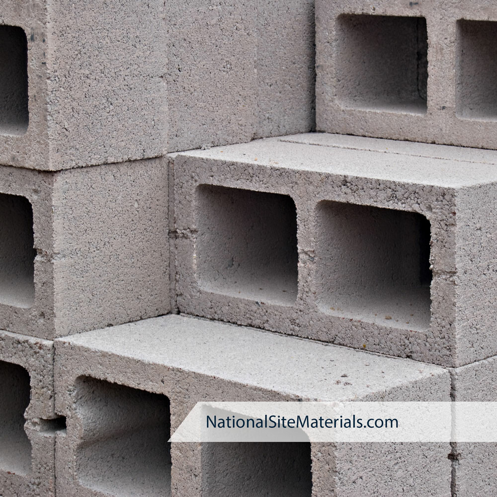 Concrete Blocks - Building Materials from National Site Materials 888-237-2746