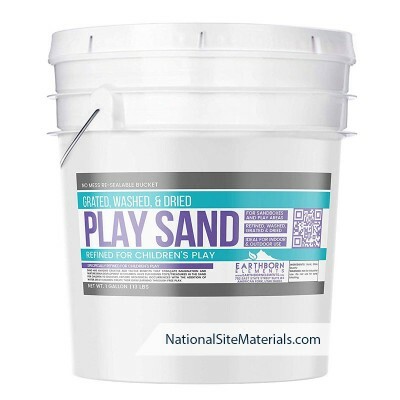 Play Sand 1 Gallon Bucket from National Site Materials (888) 237-2746