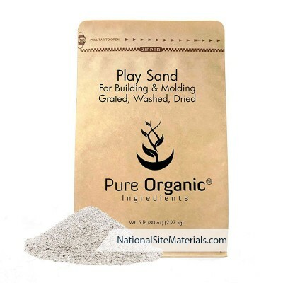 Play Sand 5 Pound Bag from National Site Materials (888) 237-2746